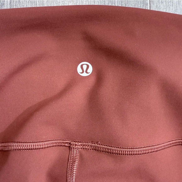Lululemon Wunder Train High Rise Crop 21" Ancient Copper 4 Yoga Pants Leggings - Picture 10 of 15
